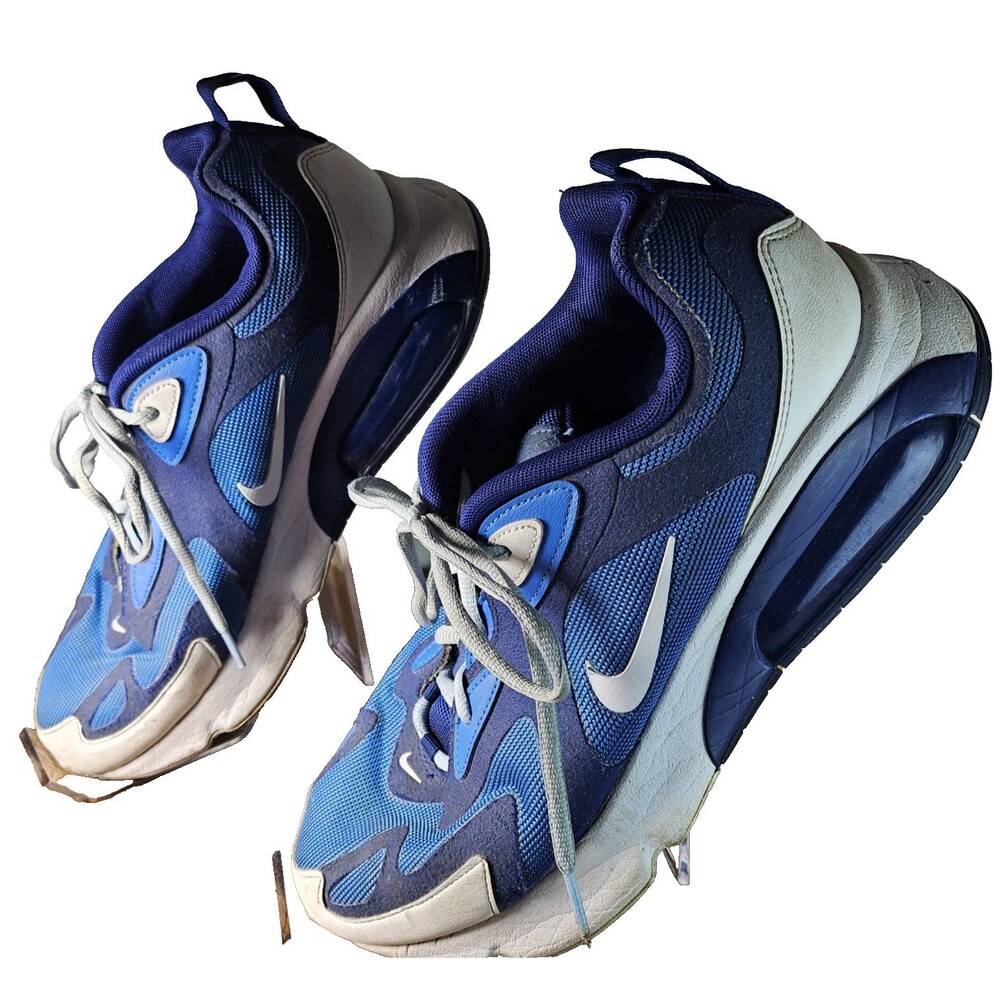 Nike Mens Air Max 200 Pacific Blue White Sneakers AQ2568-400 Size 10